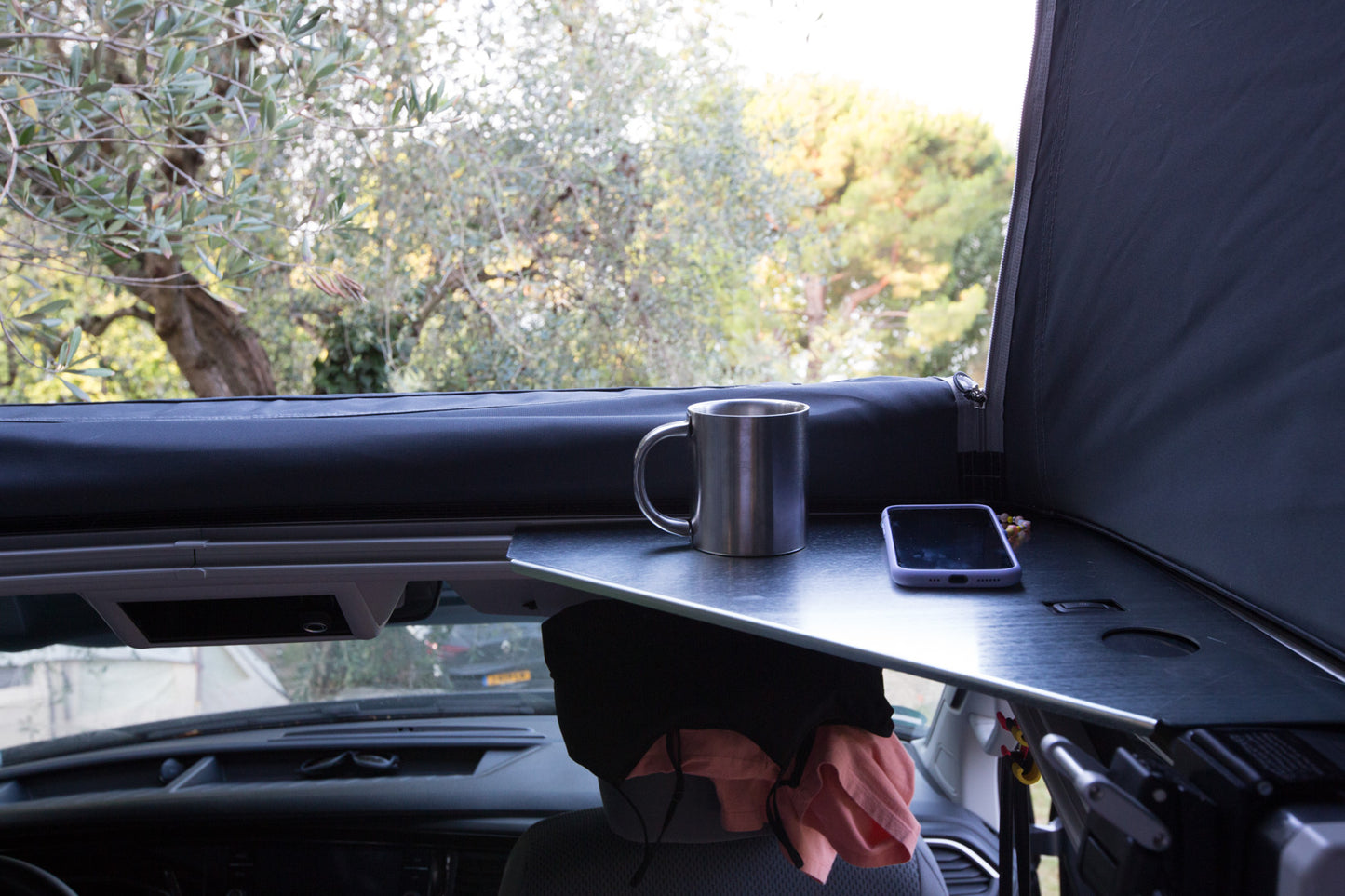 Beistelltisch Ablage VW California magnetisch Dachzelt Zubehör VW California - VANhackers
