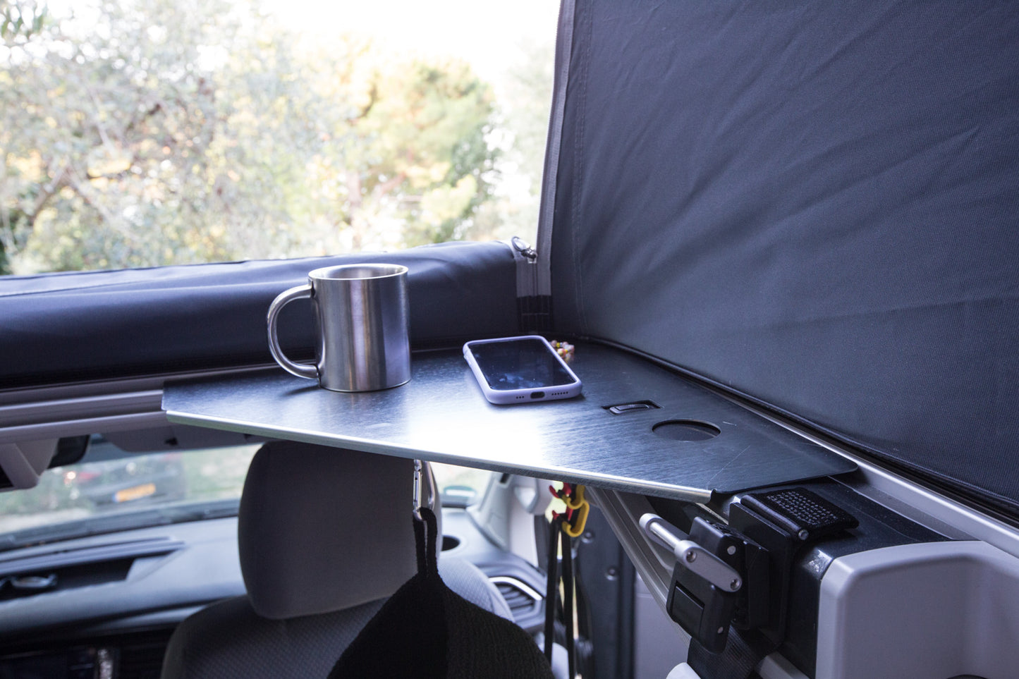 Beistelltisch Ablage VW California magnetisch Dachzelt Zubehör VW California - VANhackers