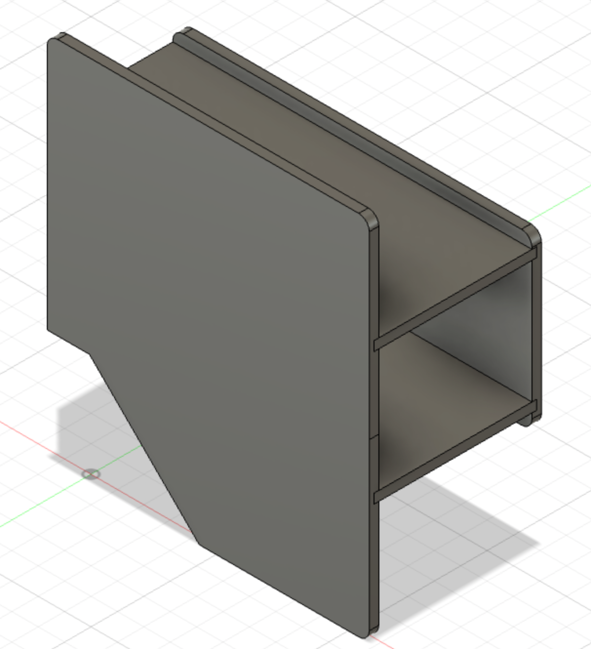 Bauplan Schuhregal an der Trittstufe Campster Vanster und Crosscamp