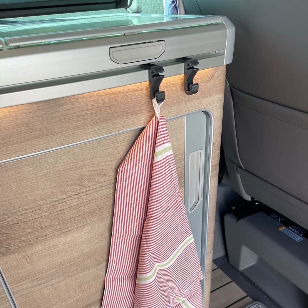 Haken Miniküche und Adapter für Flextrash Mülleimer (1 Paar)