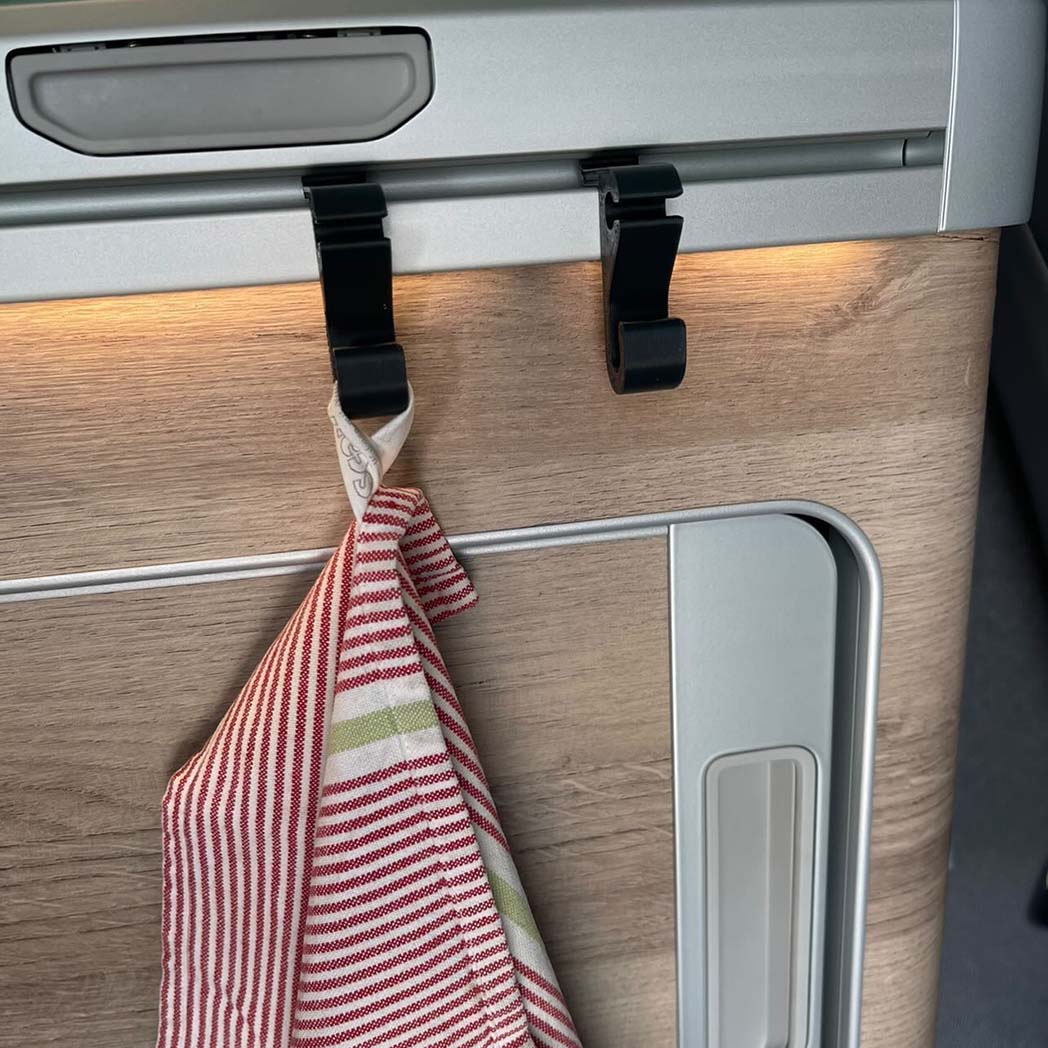 Haken Miniküche und Adapter für Flextrash Mülleimer (1 Paar)